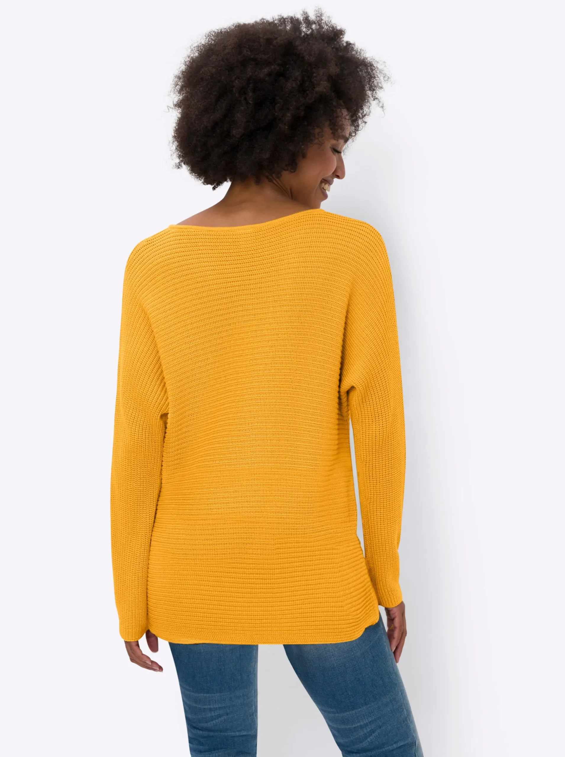 Pullover|heine Rundhalspullover ocker