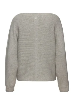 Pullover|LASCANA Rundhalspullover graumeliert