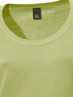 Basics|Pullover|heine Rundhalspullover aus Feinstrick kiwi