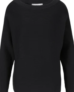 Pullover|heine Rundhalspullover in Viskose-Qualität schwarz
