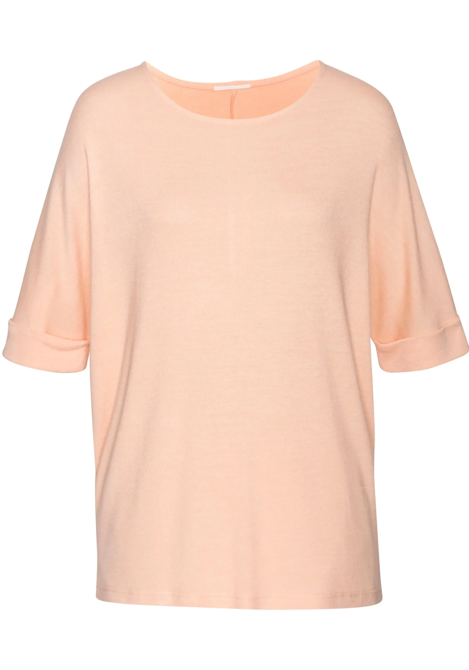Strandmode|LASCANA Rundhalsshirt peach