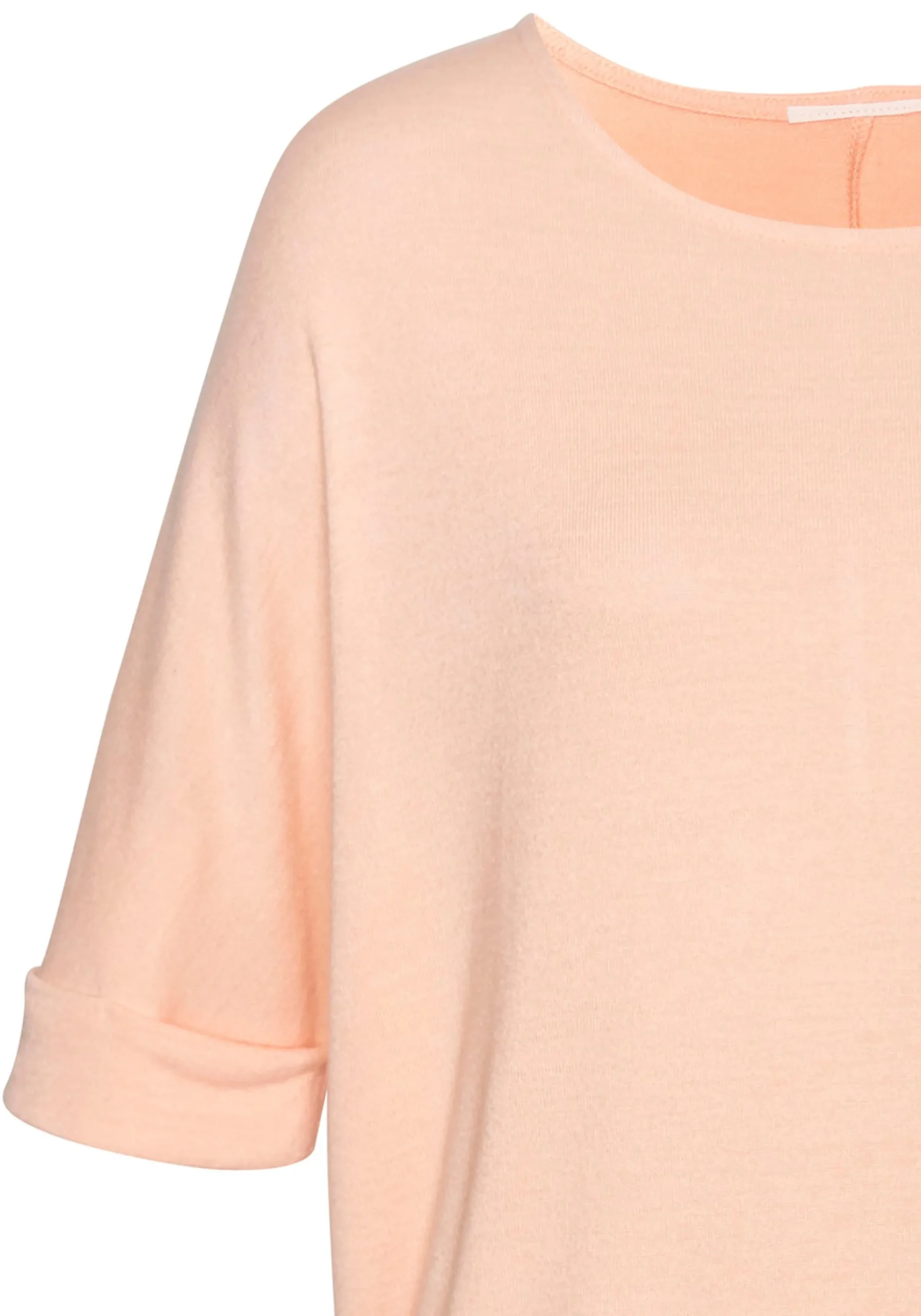 Strandmode|LASCANA Rundhalsshirt peach
