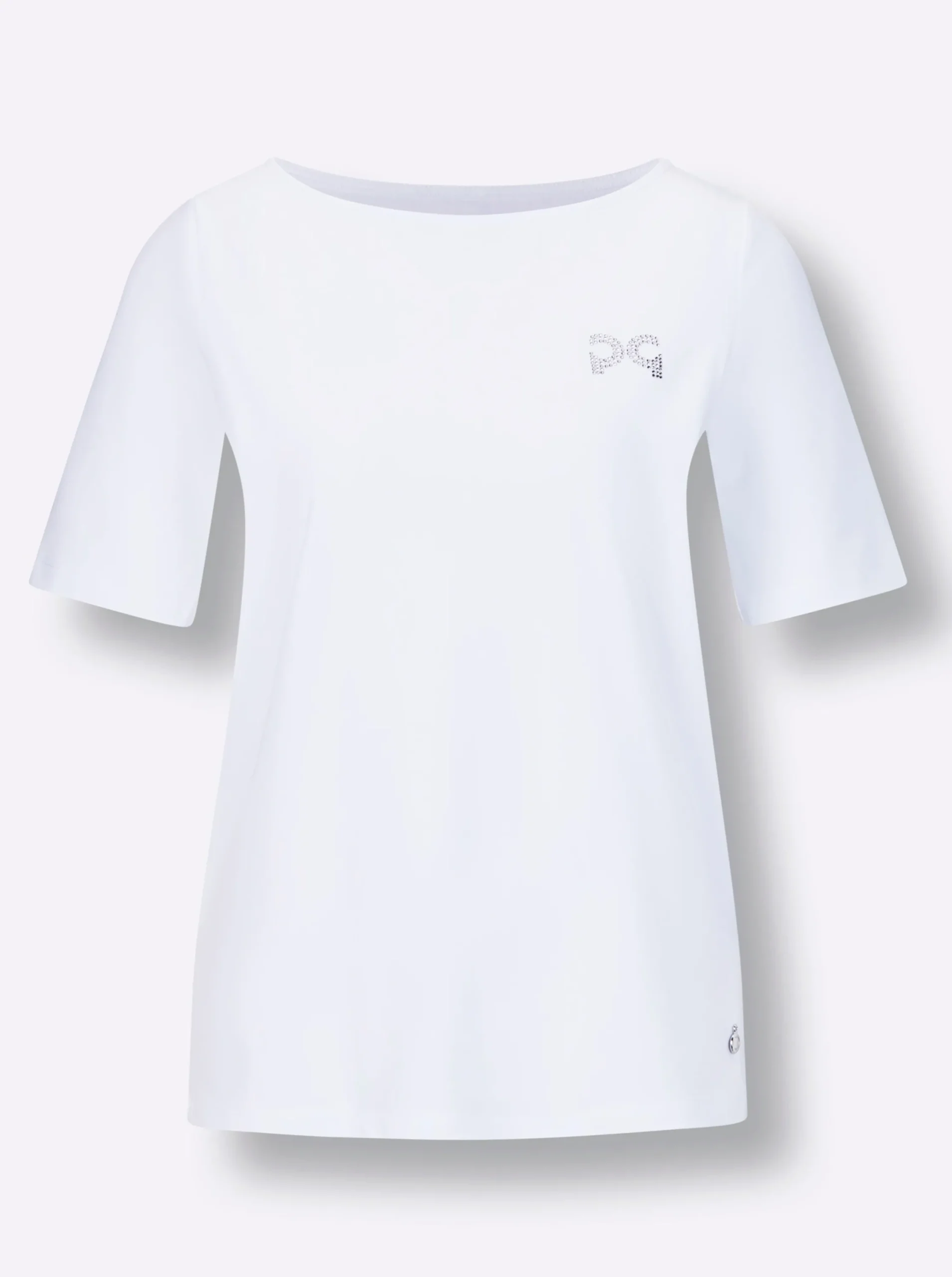 Shirts|CREATION L PREMIUM Rundhalsshirt weiß