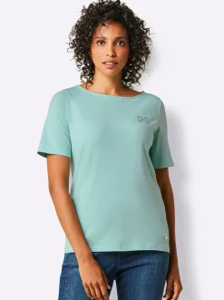 Shirts|CREATION L PREMIUM Rundhalsshirt mint