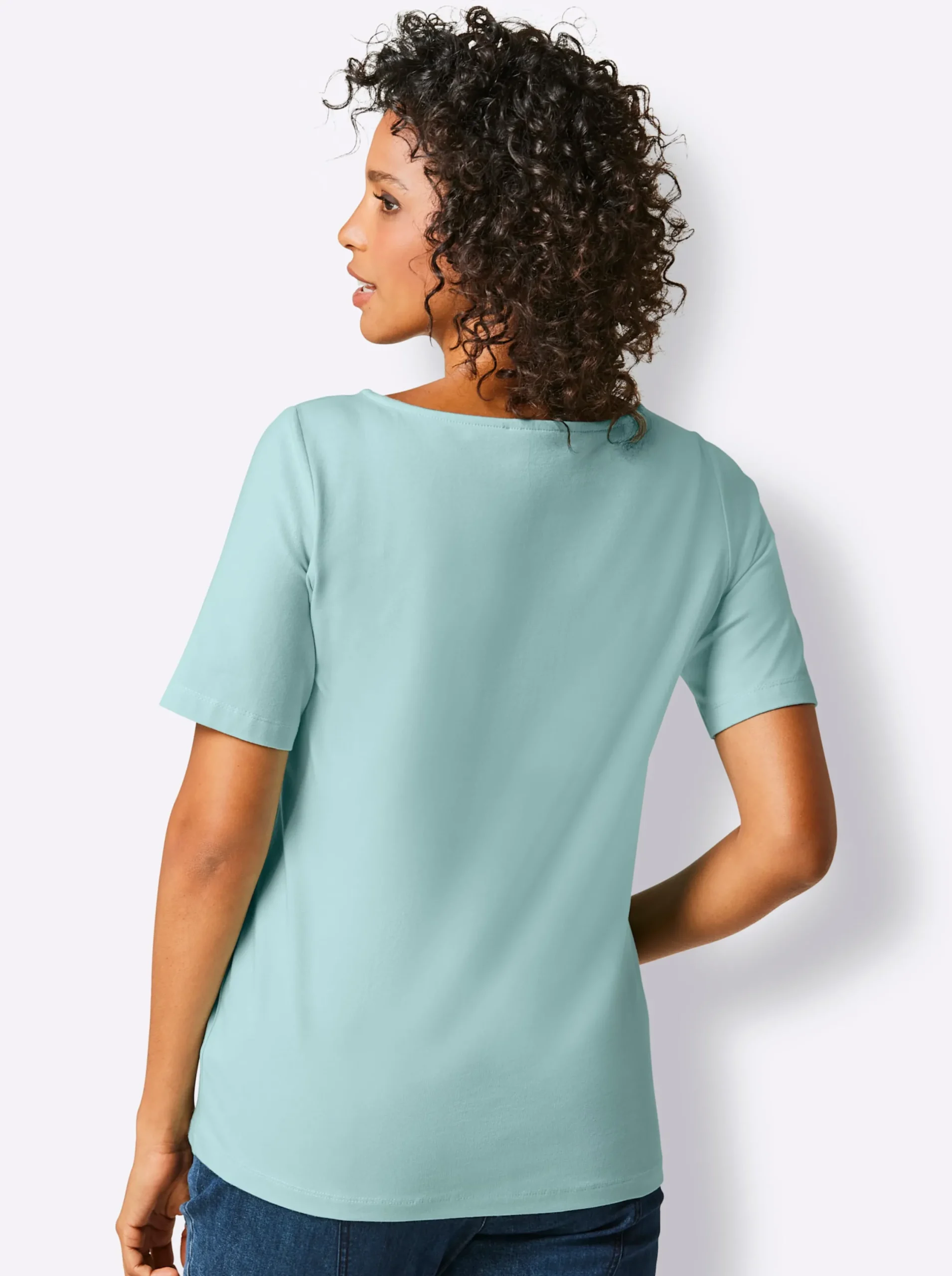 Shirts|CREATION L PREMIUM Rundhalsshirt mint