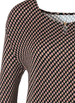 Strandmode|Vivance Rundhalsshirt schwarz