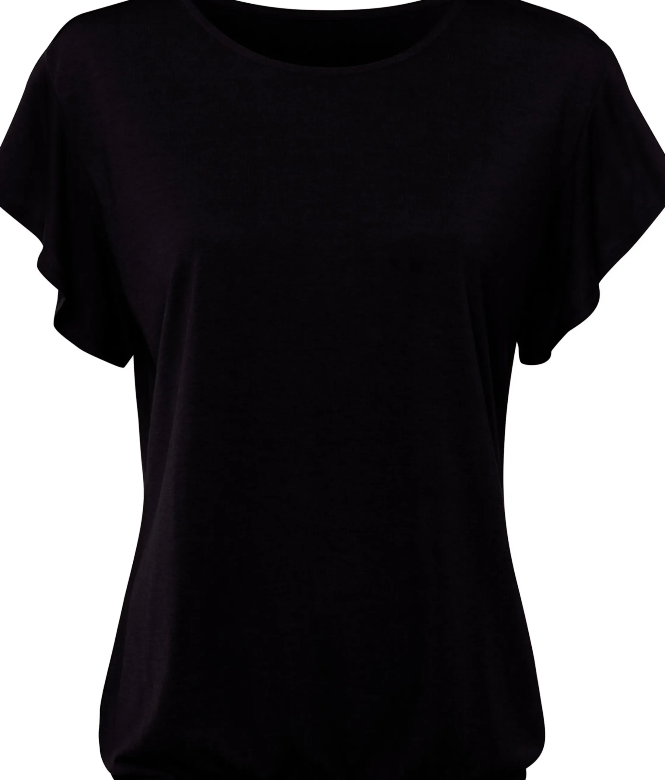 Strandmode|LASCANA Rundhalsshirt rot,schwarz