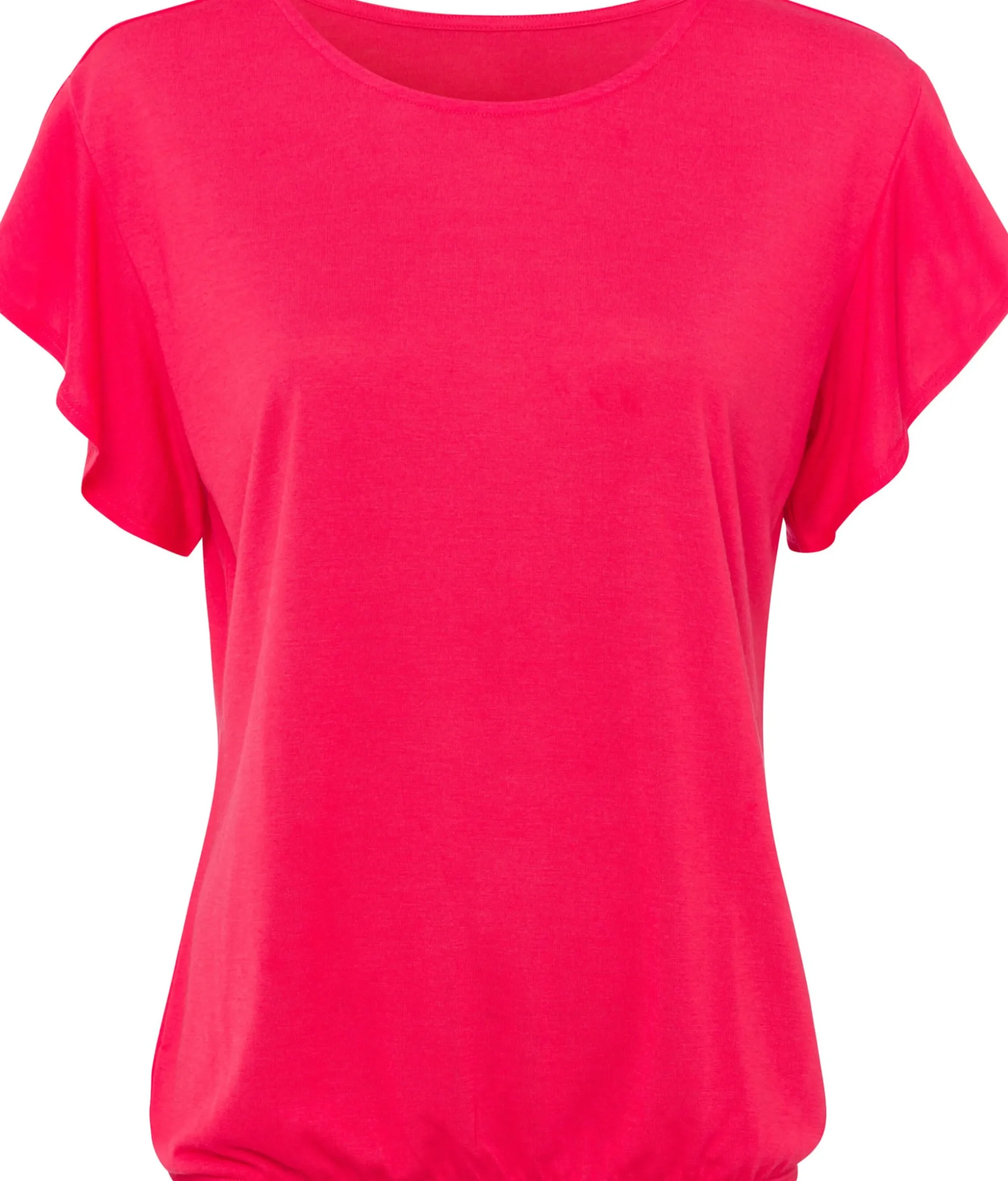 Strandmode|LASCANA Rundhalsshirt rot,schwarz