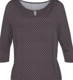 Strandmode|Shirts|Vivance Rundhalsshirt beere,navy