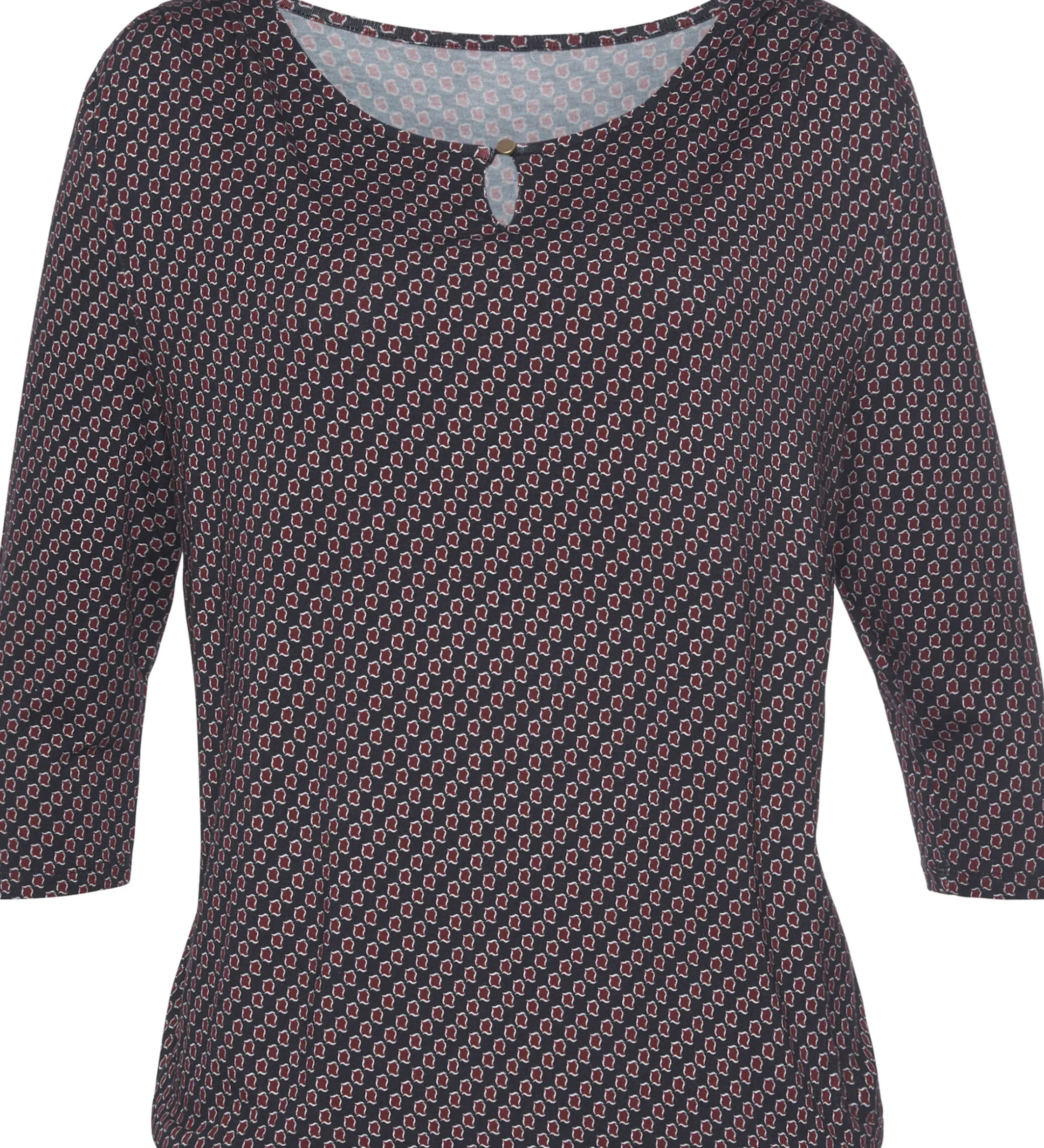 Strandmode|Shirts|Vivance Rundhalsshirt beere,navy