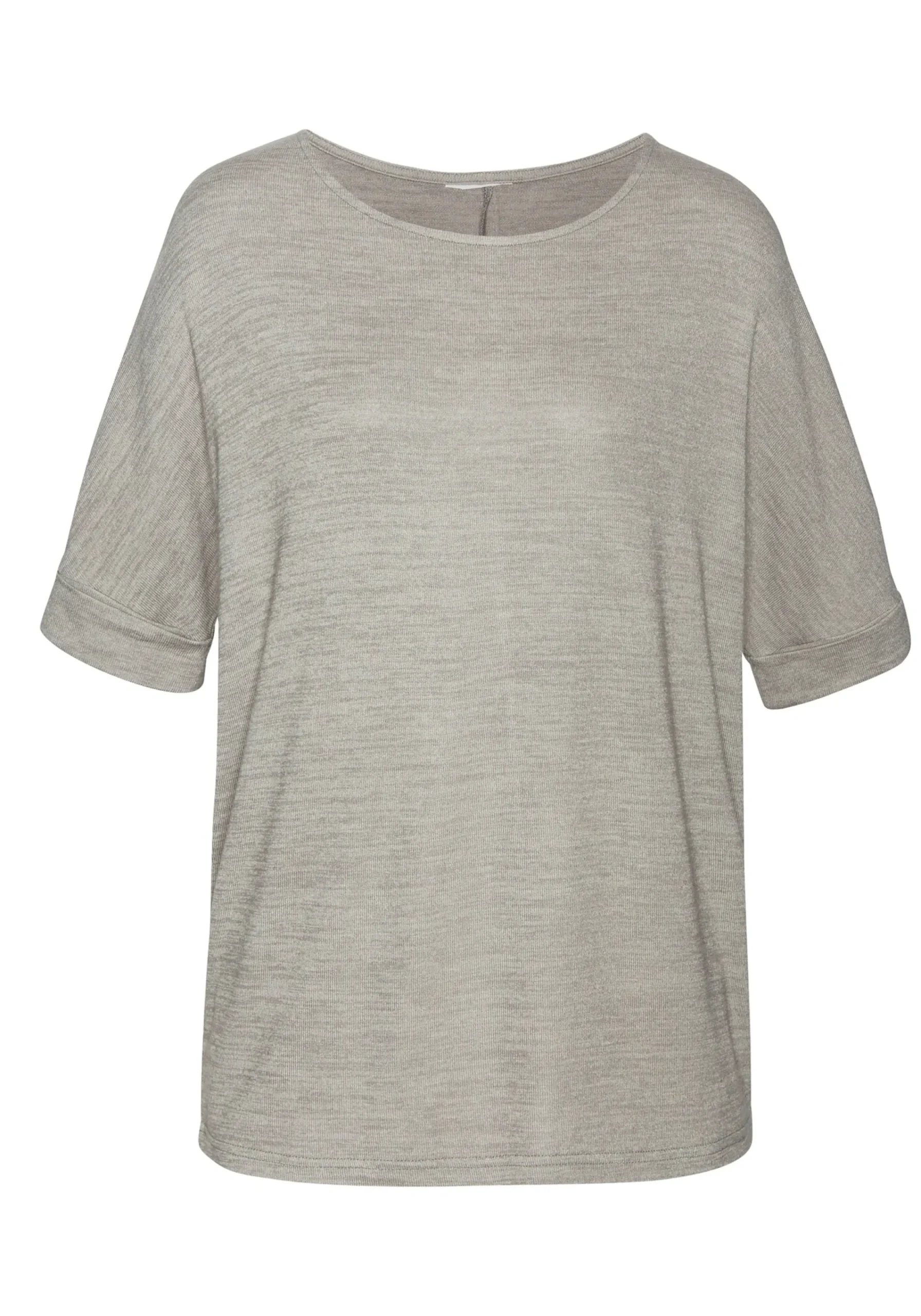 Strandmode|LASCANA Rundhalsshirt khaki