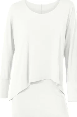 Shirts|heine Rundhalsshirt mit Fledermaus-Ärmeln creme