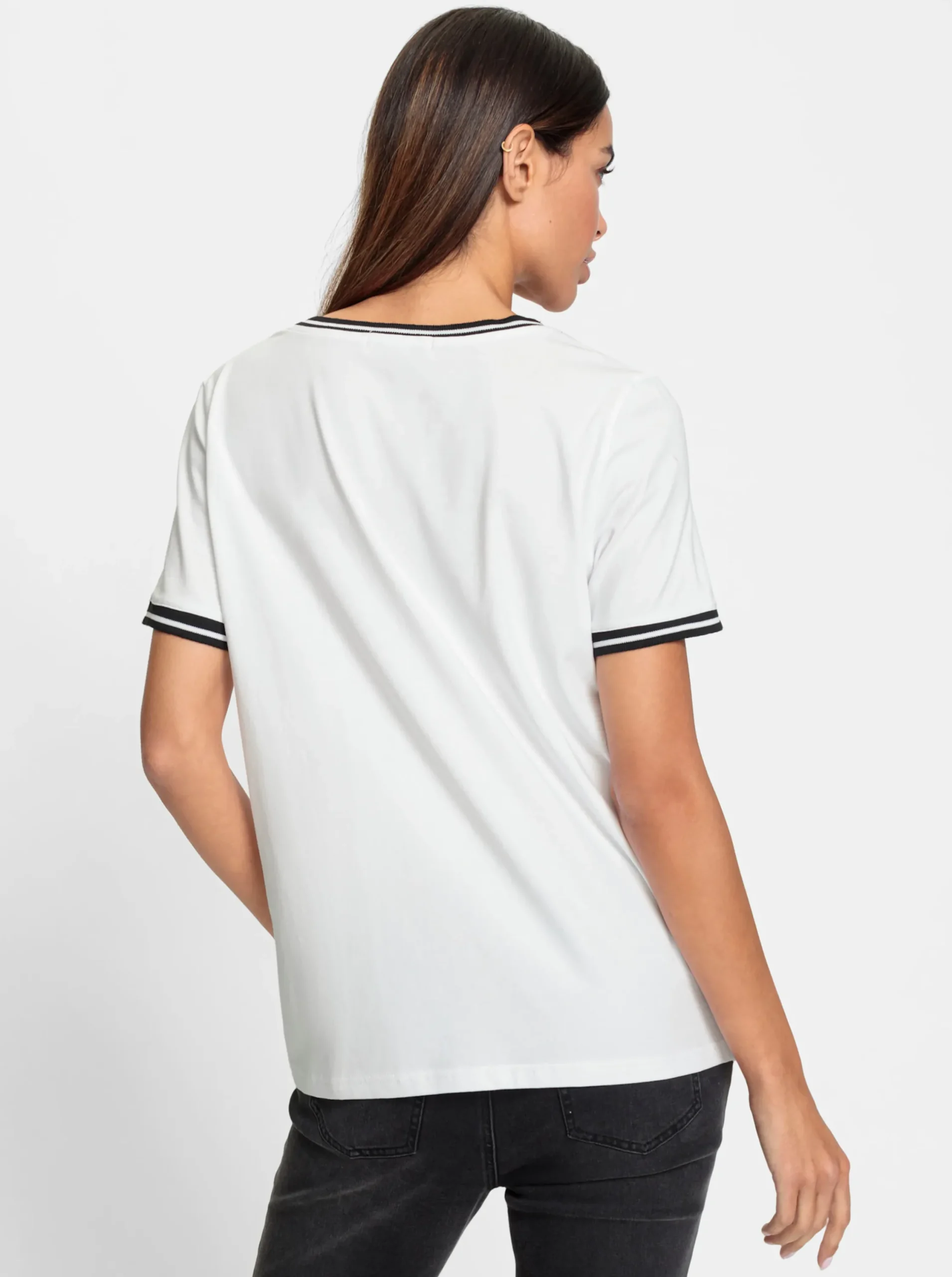 Shirts|heine Rundhalsshirt mit Print weiß