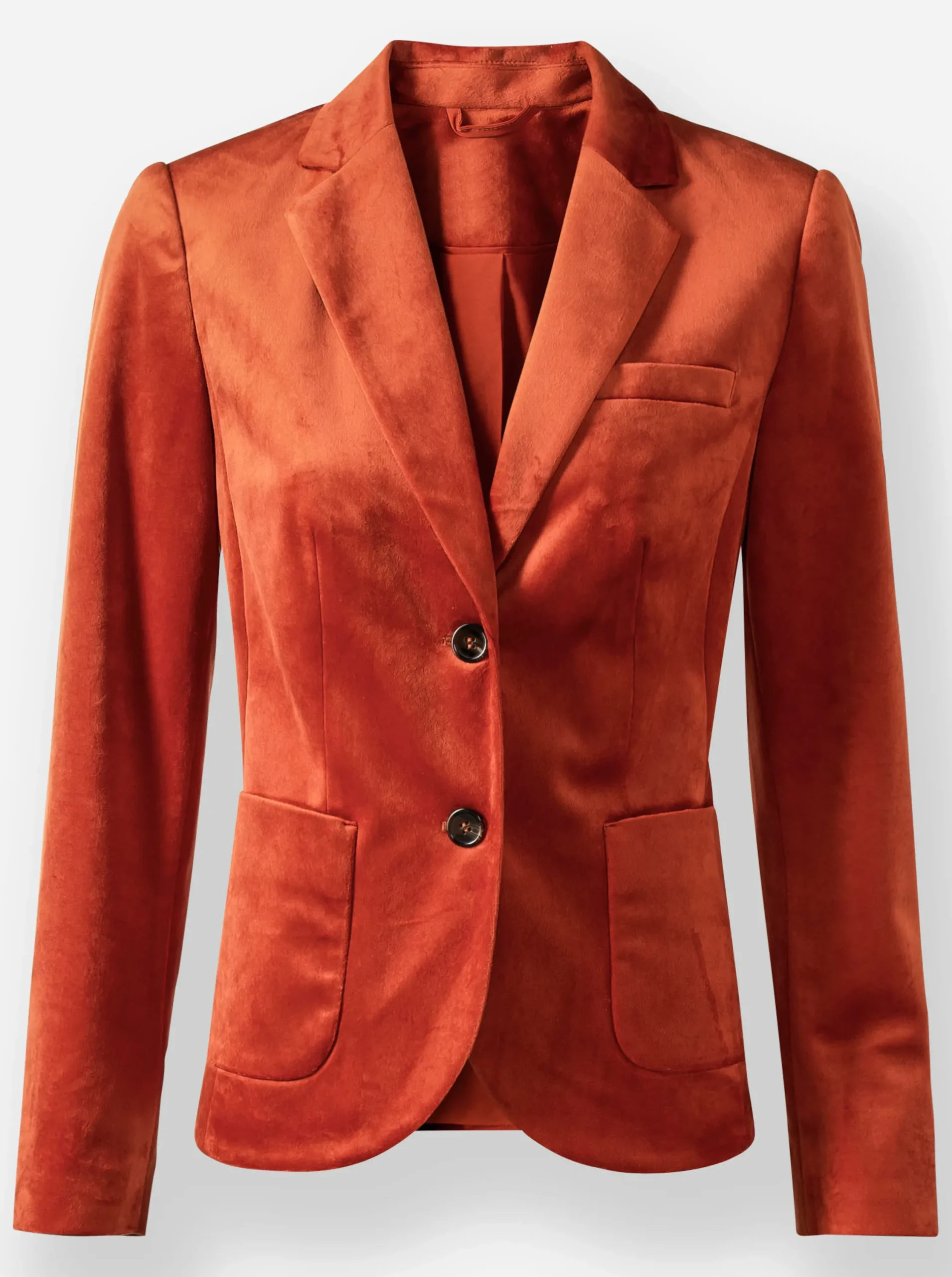 Blazer|heine Samtblazer rostrot