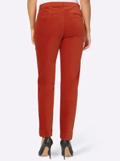 Hosen| Samthose rostrot
