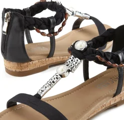 Sandalen & Sandaletten|LASCANA Sandale schwarz