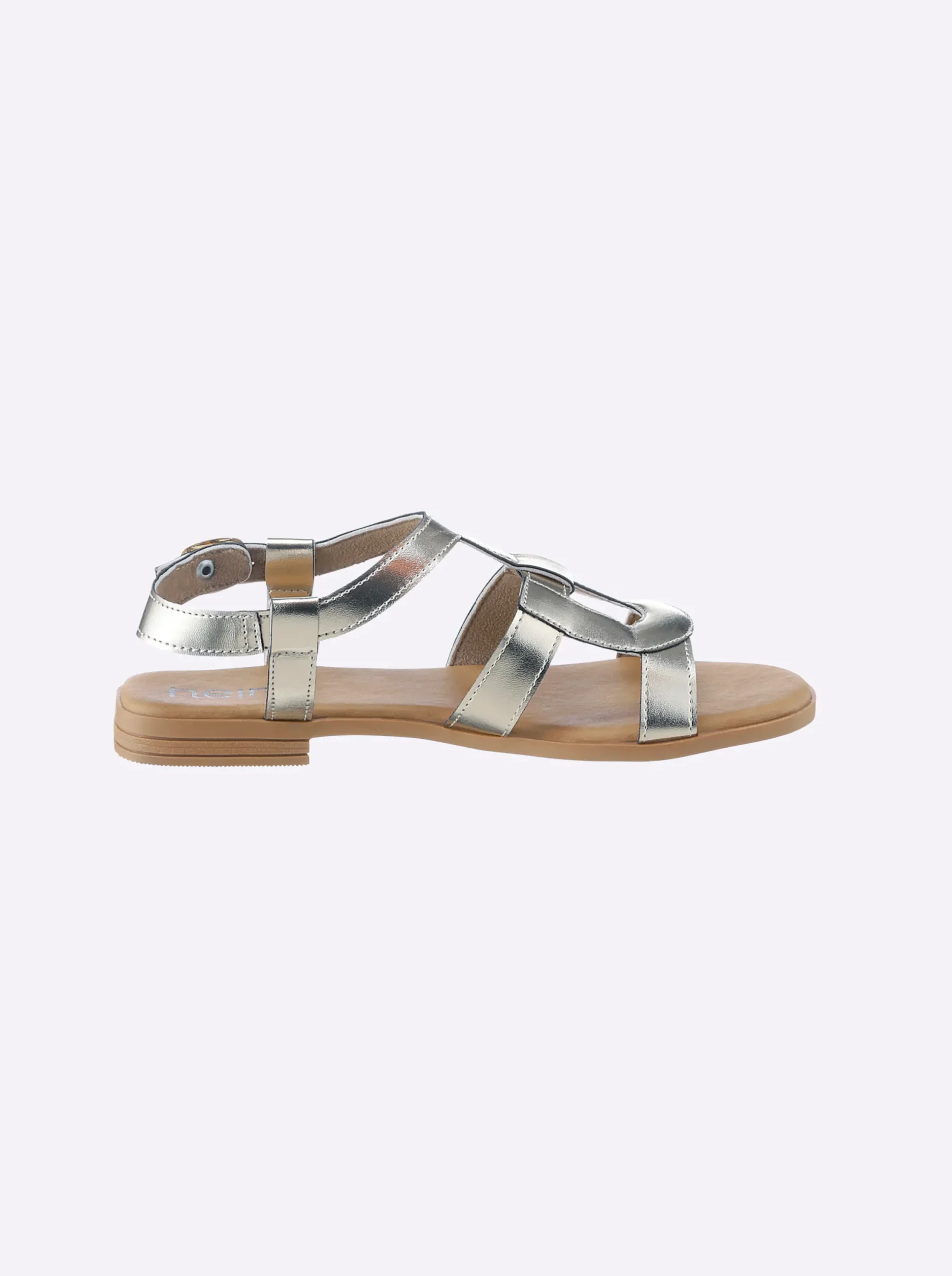 Sandalen & Sandaletten|heine Sandale hellgoldfarben