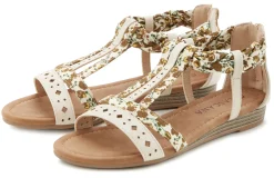 Sandalen & Sandaletten|LASCANA Sandale beige
