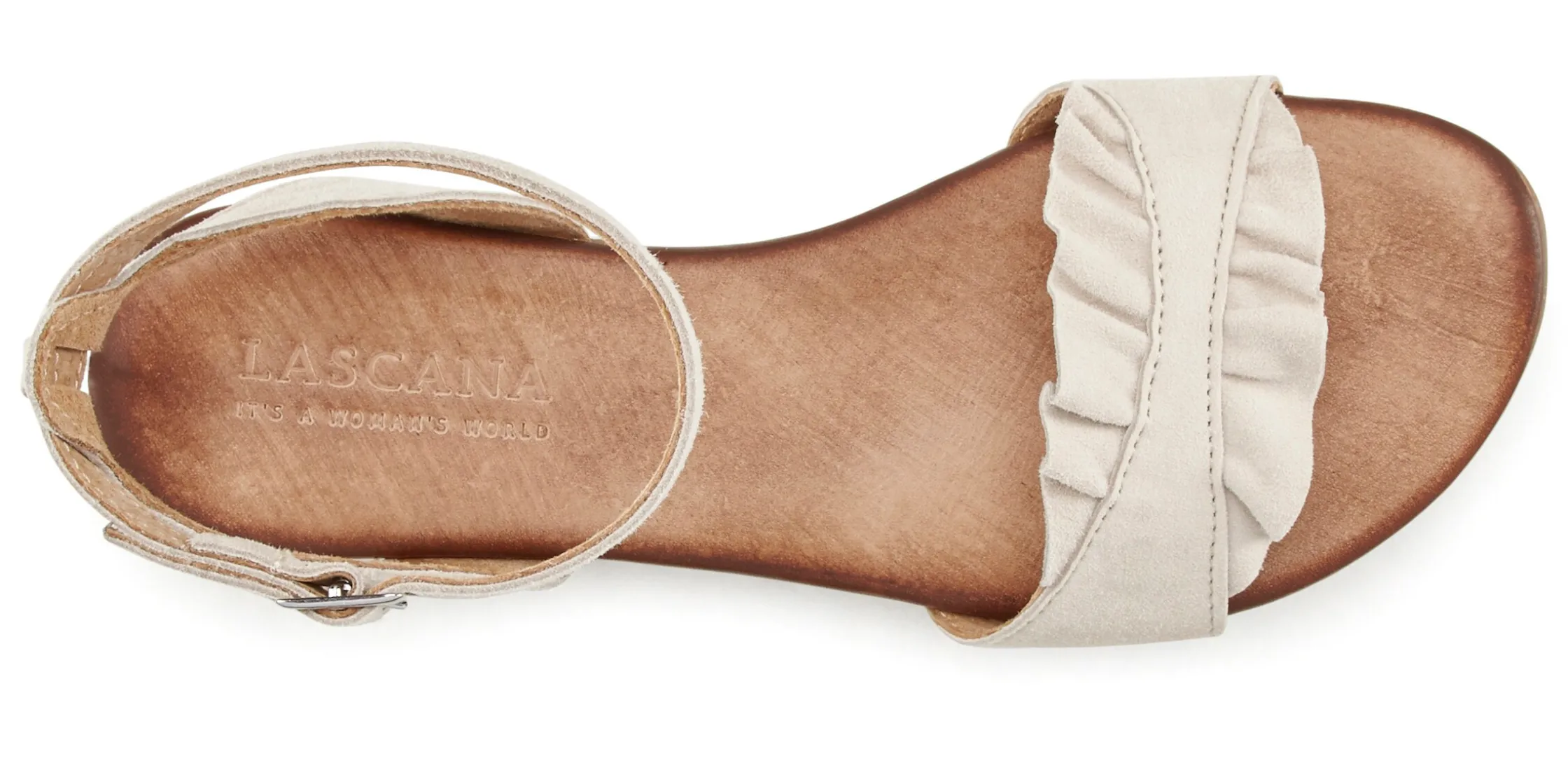 Sandalen & Sandaletten|LASCANA Sandale beige
