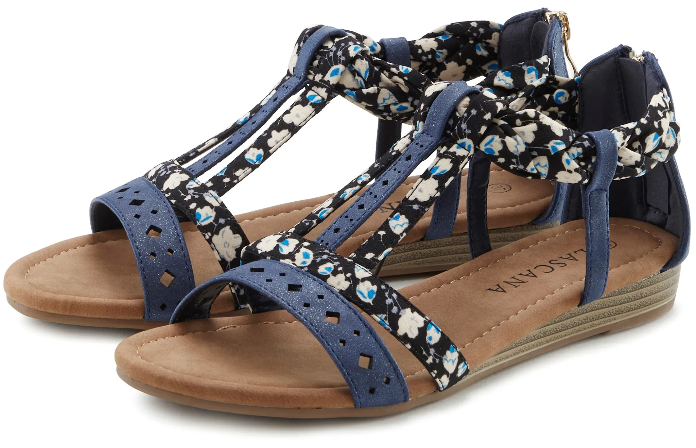 Sandalen & Sandaletten|LASCANA Sandale blau
