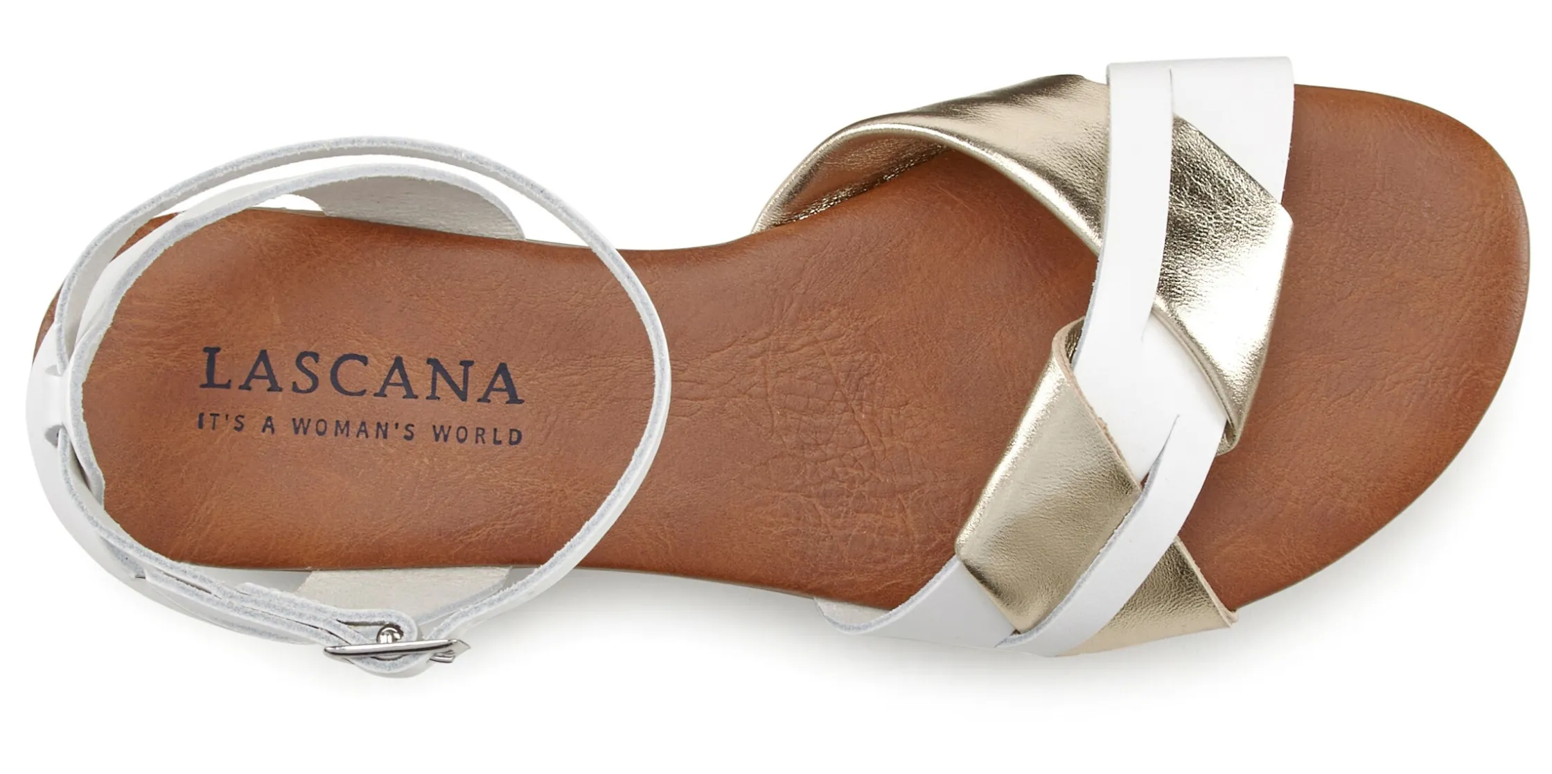 Sandalen & Sandaletten|LASCANA Sandale weiß