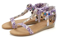 Sandalen & Sandaletten|LASCANA Sandale lila