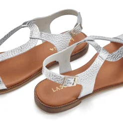 Sandalen & Sandaletten|LASCANA Sandale silberfarben