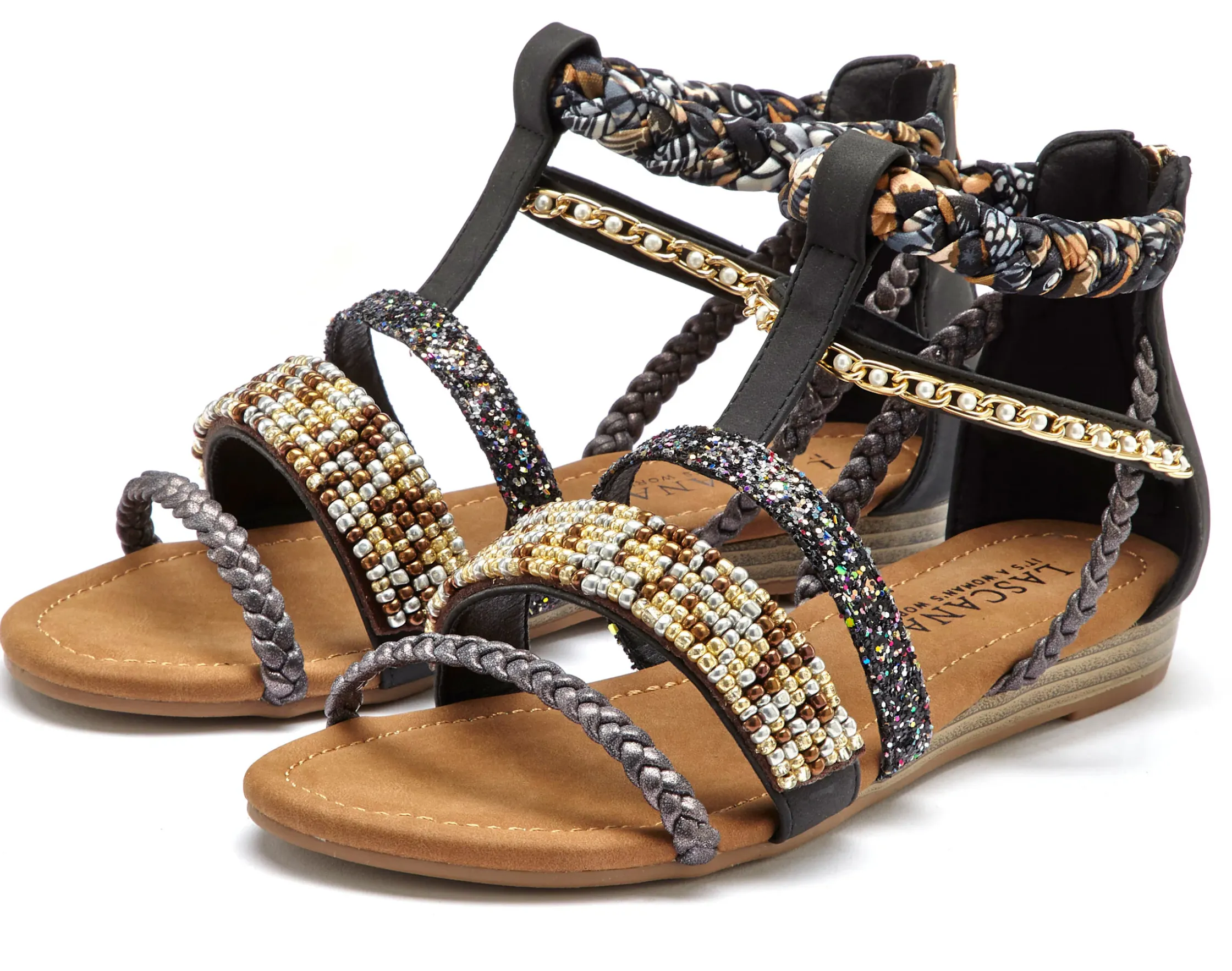 Sandalen & Sandaletten|LASCANA Sandale schwarz