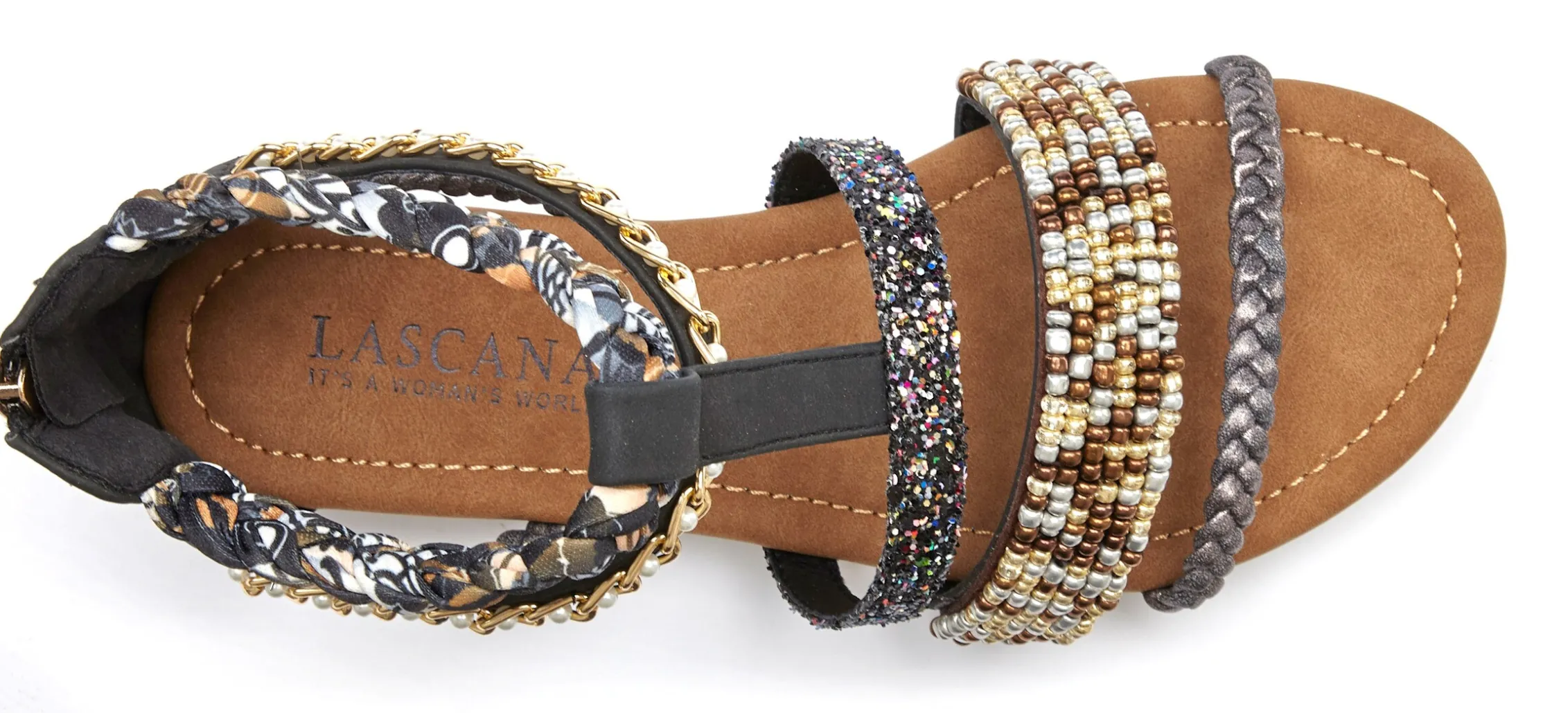 Sandalen & Sandaletten|LASCANA Sandale schwarz