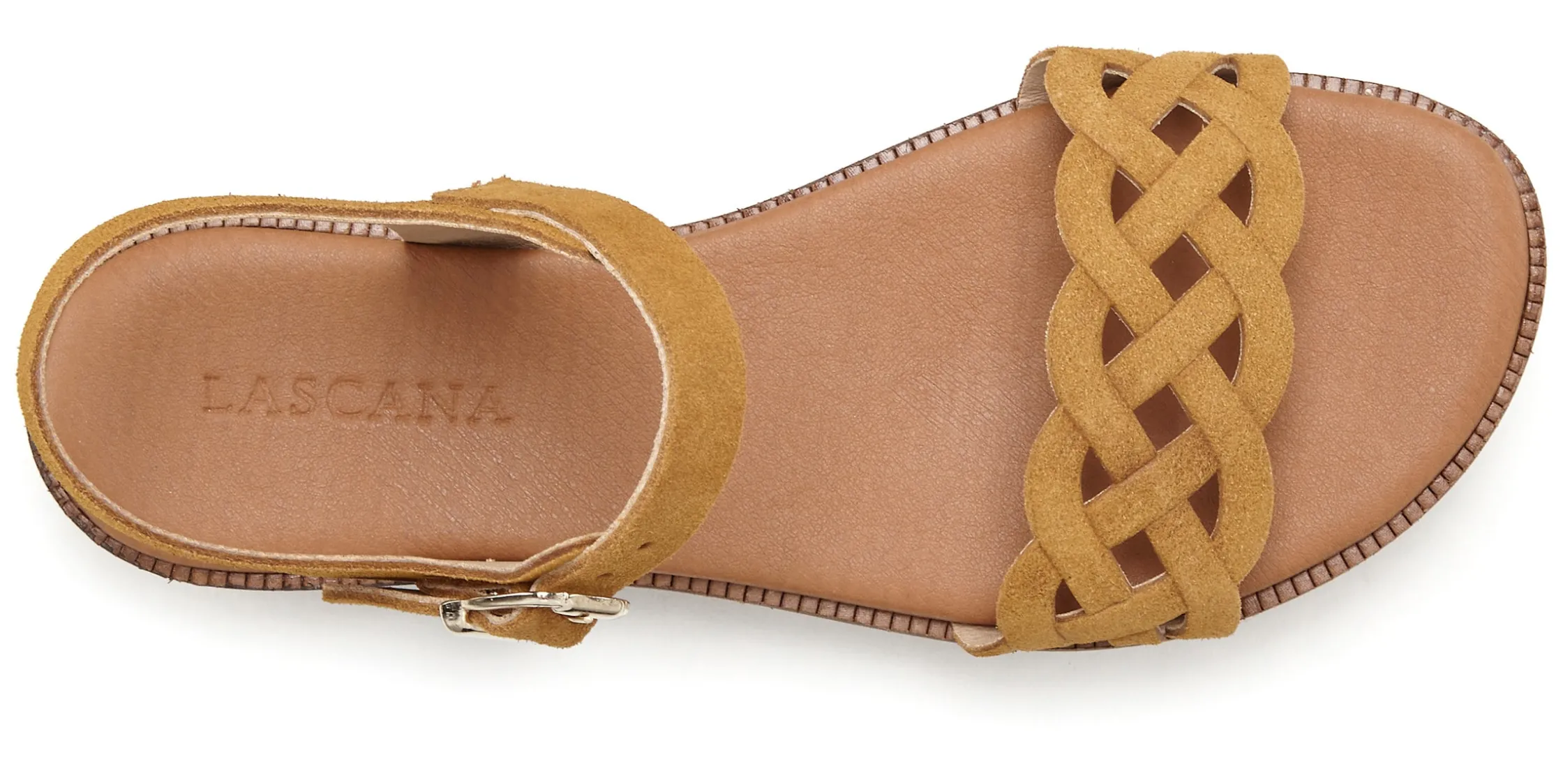 Sandalen & Sandaletten|LASCANA Sandale hellbraun