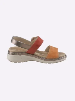 Sandalen & Sandaletten|heine Sandale rot-orange