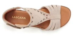 Sandalen & Sandaletten|LASCANA Sandale taupe