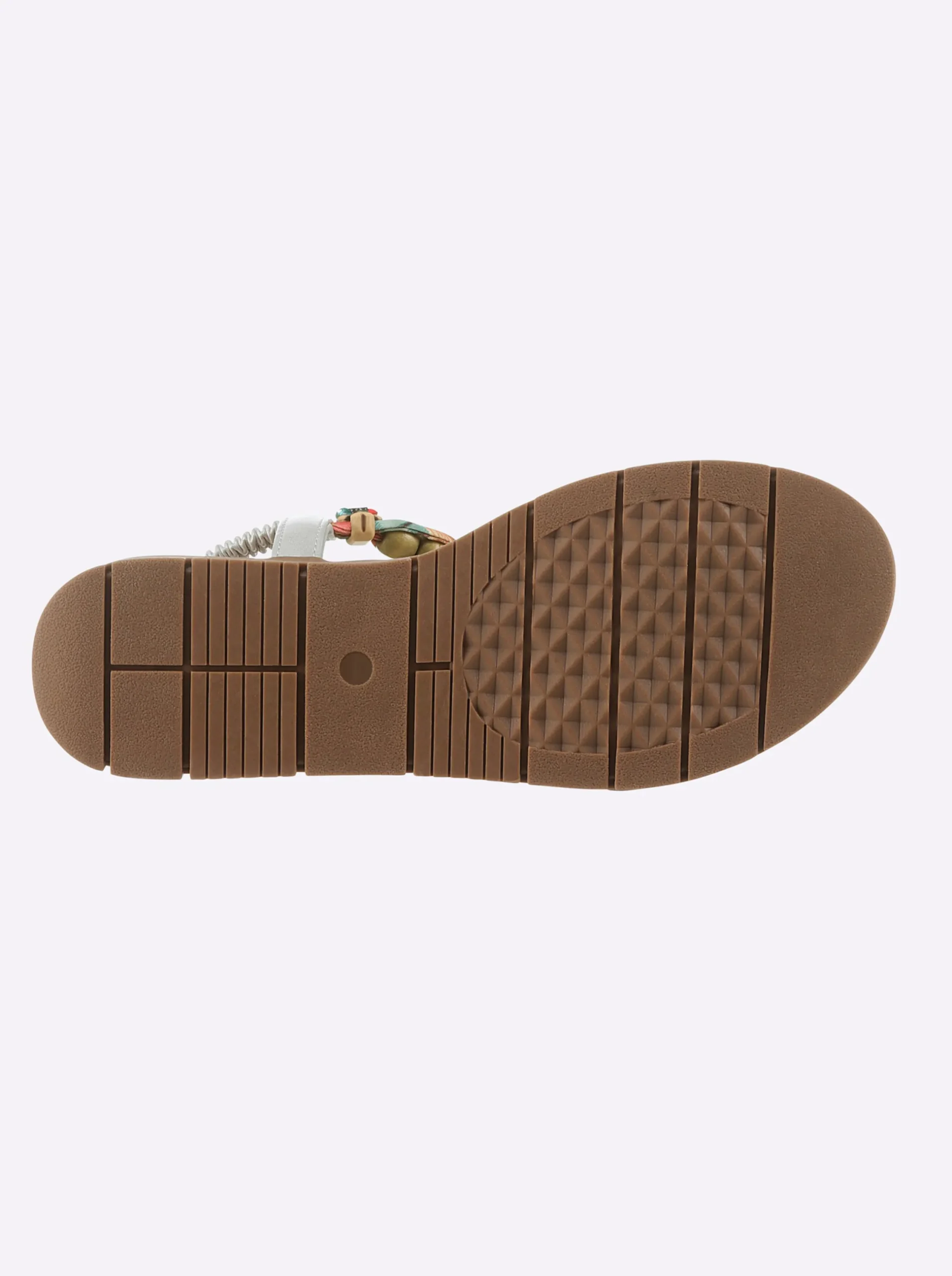 Sandalen & Sandaletten|heine Sandale silberfarben-bunt