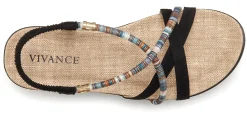 Sandalen & Sandaletten|Vivance Sandale schwarz