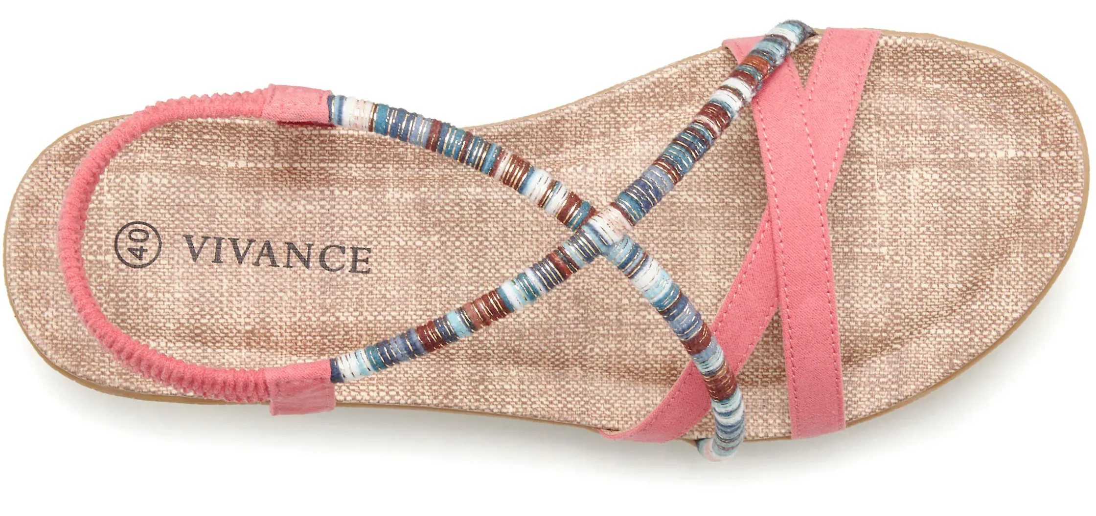 Sandalen & Sandaletten|Vivance Sandale koralle