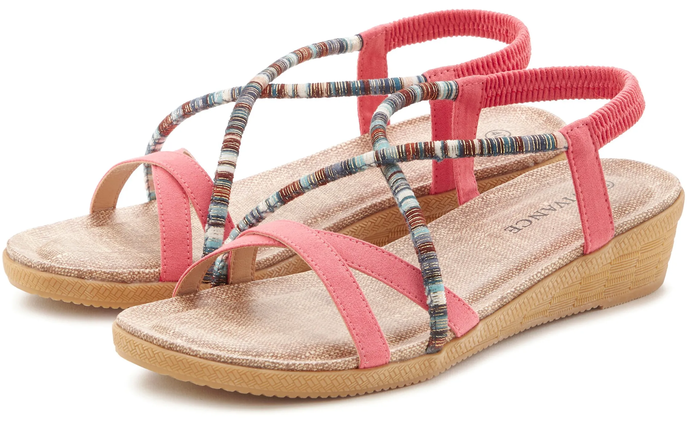 Sandalen & Sandaletten|Vivance Sandale koralle