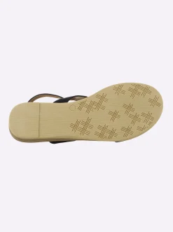 Sandalen & Sandaletten|heine Sandale schwarz