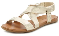 Sandalen & Sandaletten|LASCANA Sandale goldfarben