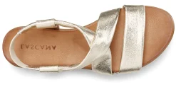 Sandalen & Sandaletten|LASCANA Sandale goldfarben