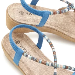 Sandalen & Sandaletten|Vivance Sandale blau