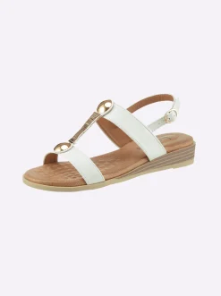 Sandalen & Sandaletten|heine Sandale weiß