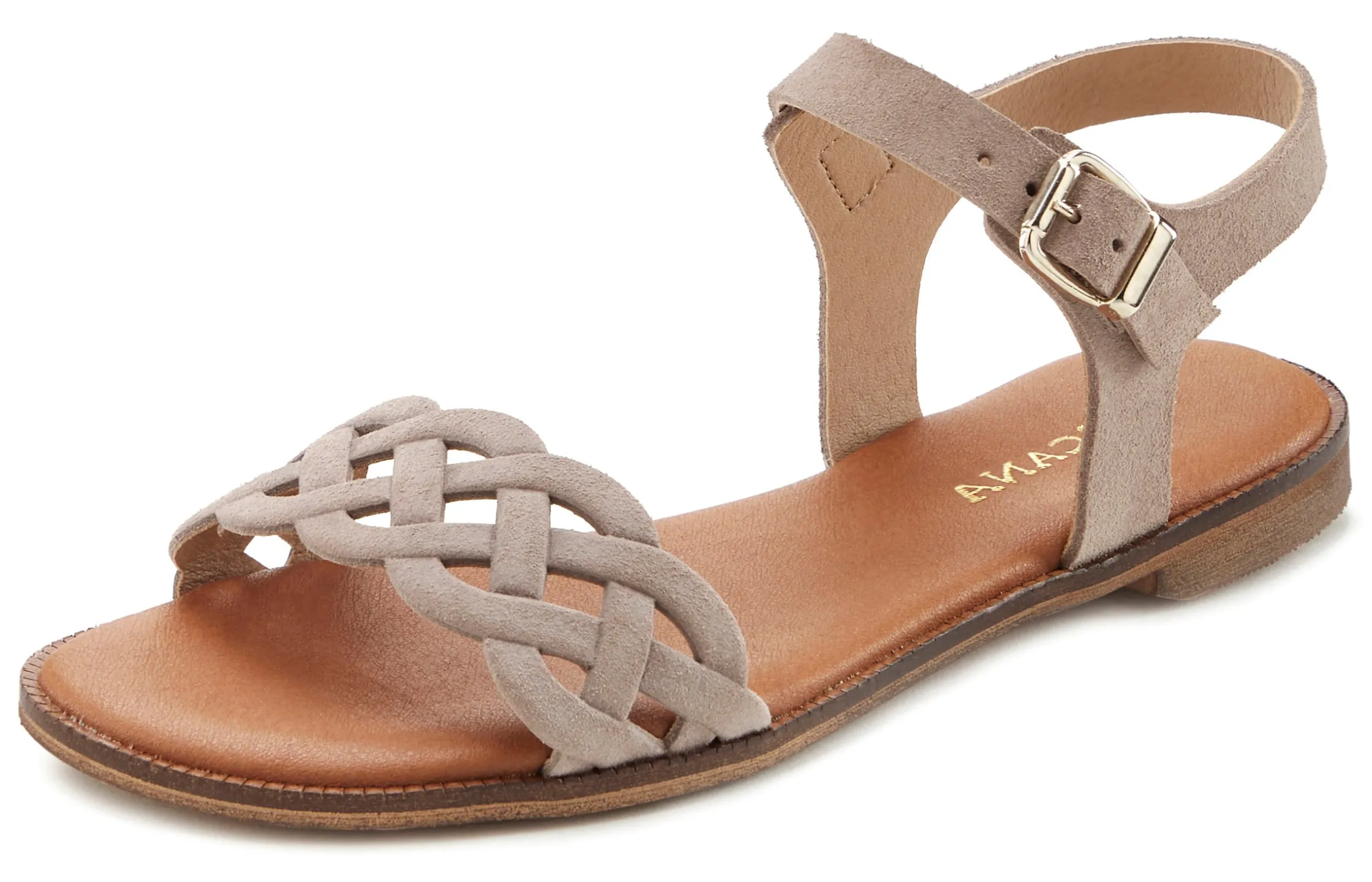 Sandalen & Sandaletten|LASCANA Sandale beige