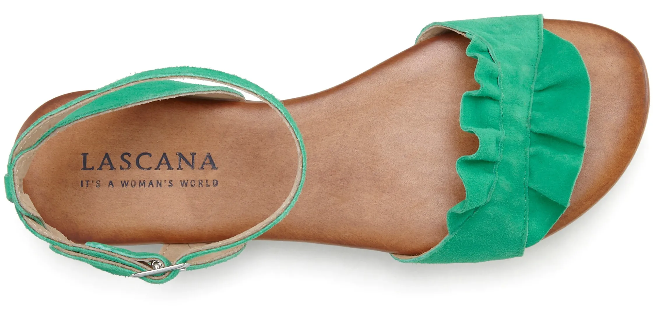 Sandalen & Sandaletten|LASCANA Sandale grün