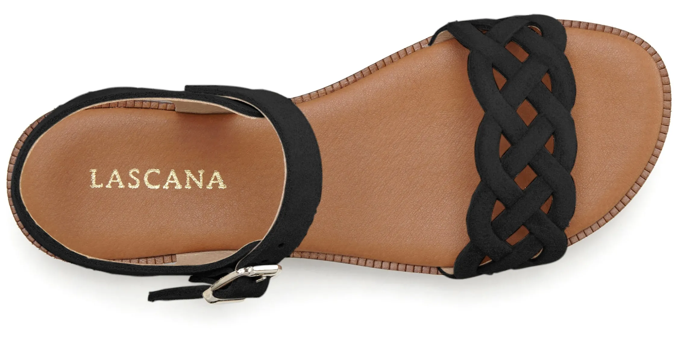 Sandalen & Sandaletten|LASCANA Sandale schwarz