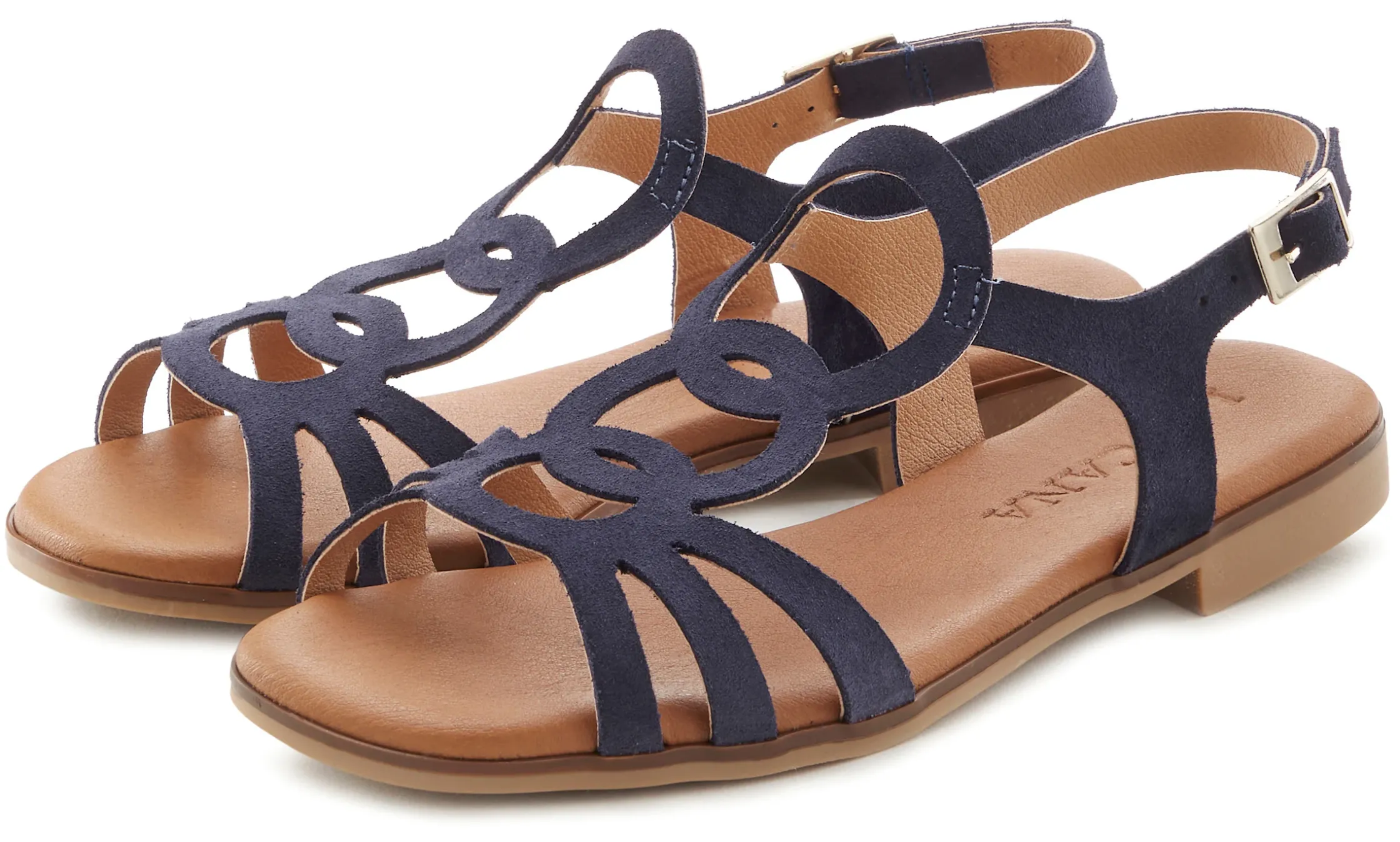 Sandalen & Sandaletten|LASCANA Sandale blau