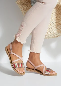 Sandalen & Sandaletten|LASCANA Sandale rosé