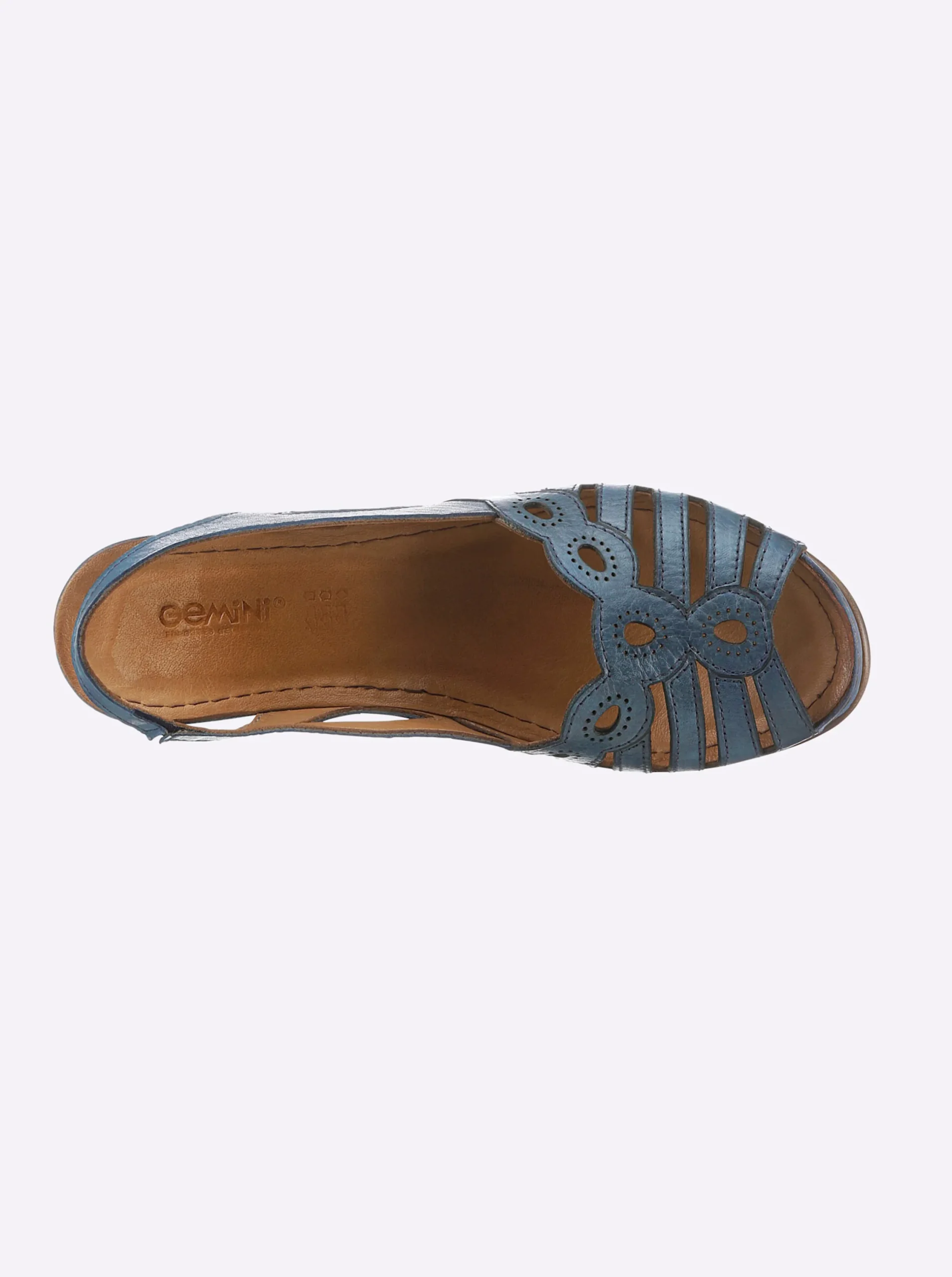 Sandalen & Sandaletten|Gemini Sandale mit Gummizug für leichten Einstieg royalblau