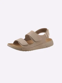 Sandalen & Sandaletten|airsoft modern+ Sandale mit Klettverschluss beige