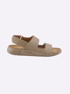 Sandalen & Sandaletten|airsoft modern+ Sandale mit Klettverschluss beige