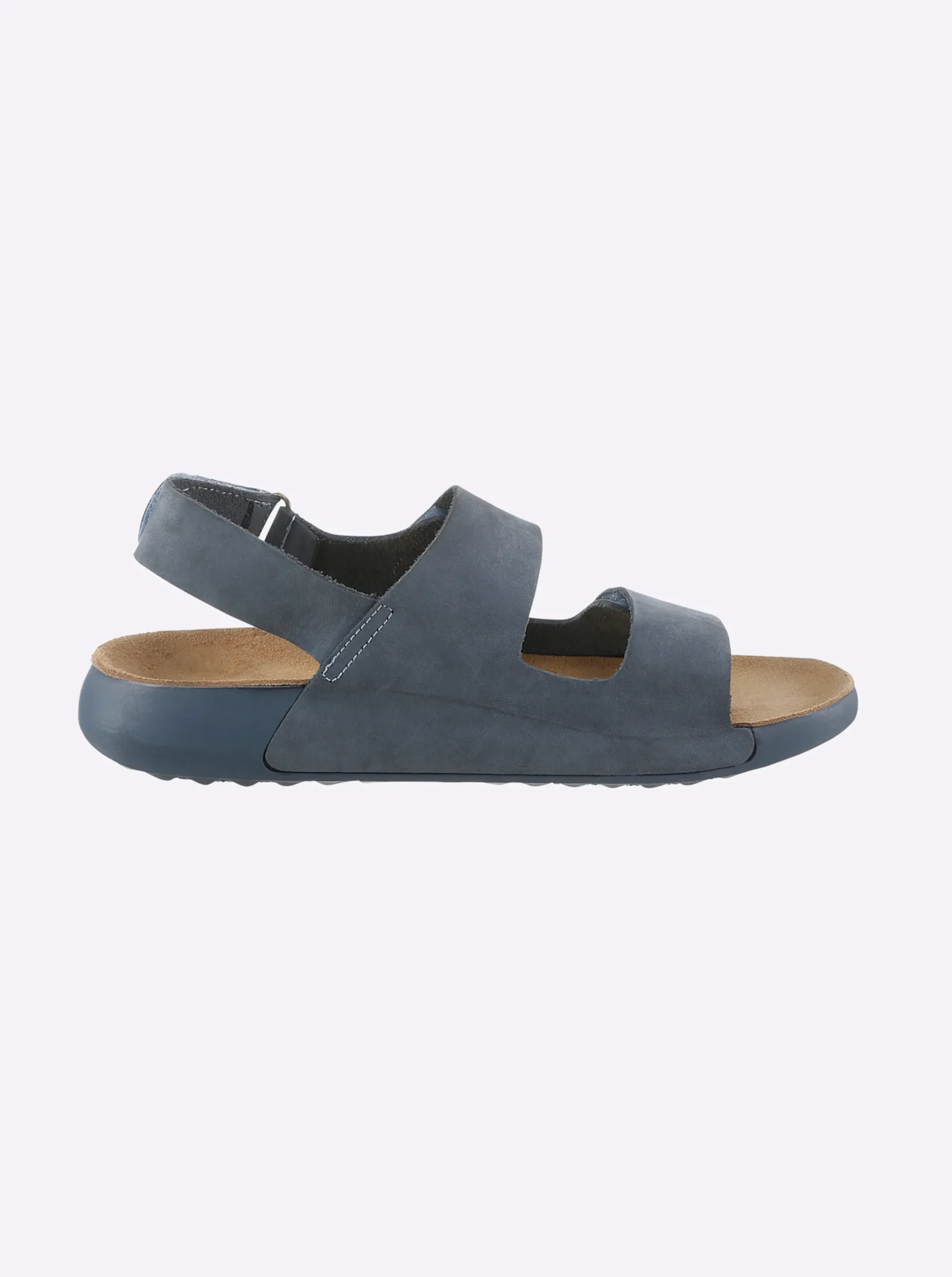 Sandalen & Sandaletten|airsoft modern+ Sandale mit Klettverschluss hellblau
